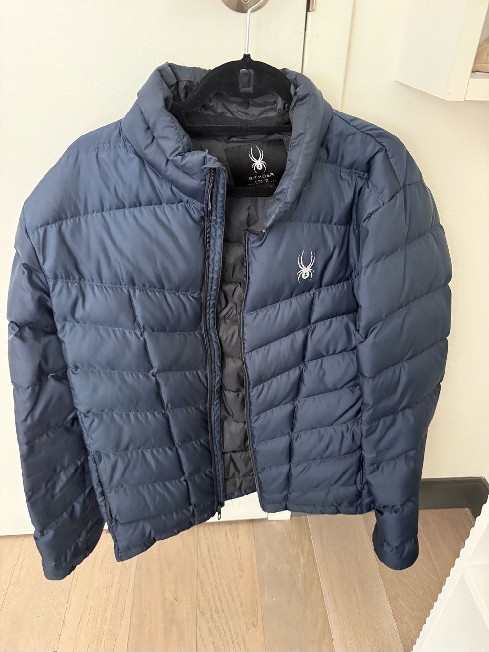Spyder Men's Navy Puffer Jacket